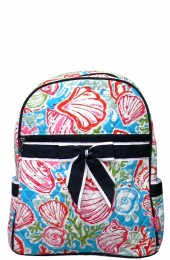 Quilted Backpack-SQD2828/NAVY